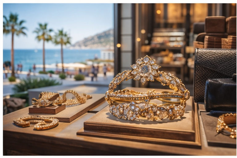 Ювелирная продукция в курортной торговой локации